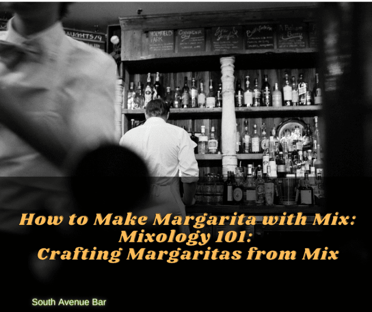 How to Make Margarita with Mix: Mixology 101: Crafting Margaritas from Mix