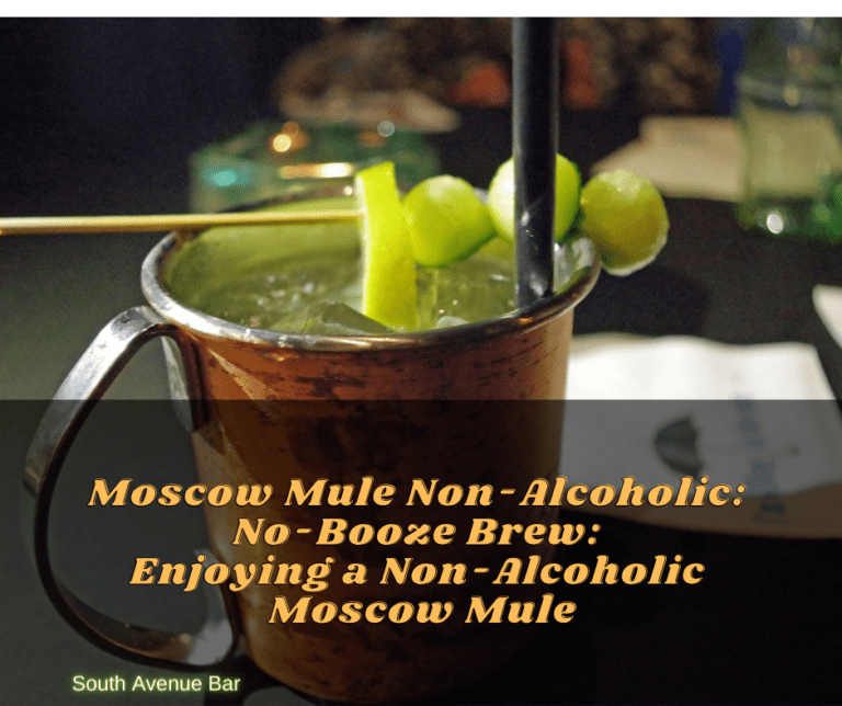 Moscow Mule Non-Alcoholic: No-Booze Brew: Enjoying a Non-Alcoholic Moscow Mule