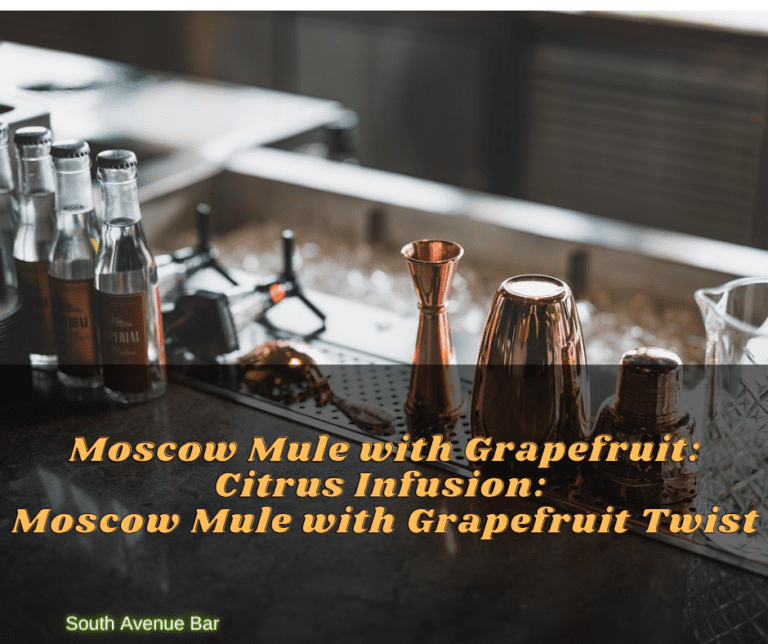 Moscow Mule with Grapefruit: Citrus Infusion: Moscow Mule with Grapefruit Twist