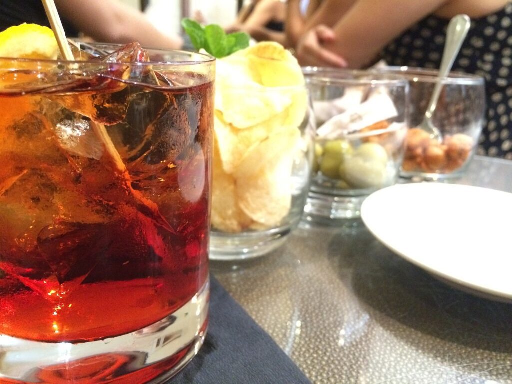 Negroni with Aperol