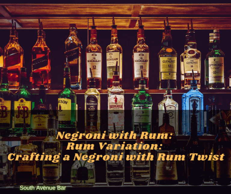 Negroni with Rum: Rum Variation: Crafting a Negroni with Rum Twist