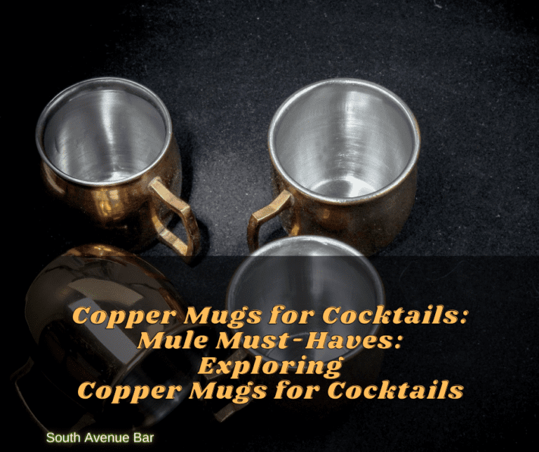 Copper Mugs for Cocktails: Mule Must-Haves: Exploring Copper Mugs for Cocktails