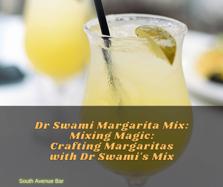 Dr Swami Margarita Mix: Mixing Magic: Crafting Margaritas with Dr Swami’s Mix