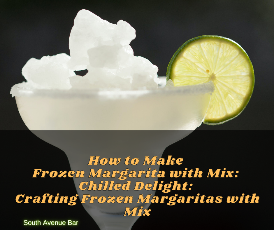 How to Make Frozen Margarita with Mix