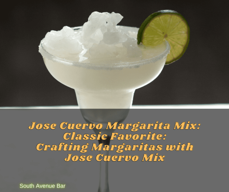 Jose Cuervo Margarita Mix: Classic Favorite: Crafting Margaritas with Jose Cuervo Mix