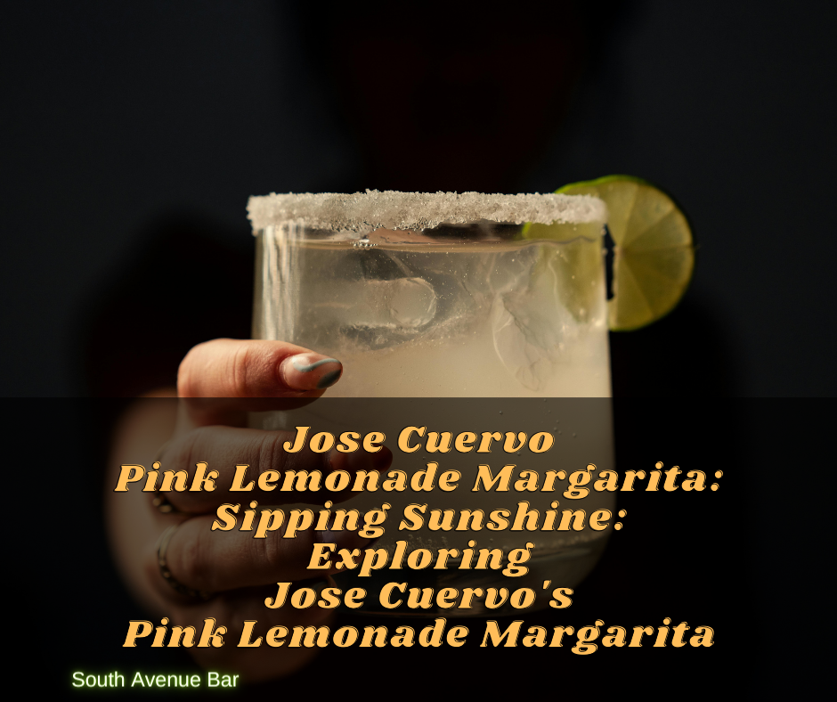 Jose Cuervo Pink Lemonade Margarita