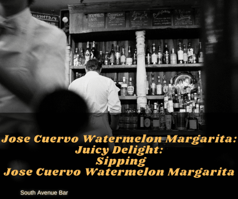 Jose Cuervo Watermelon Margarita: Juicy Delight: Sipping Jose Cuervo Watermelon Margarita