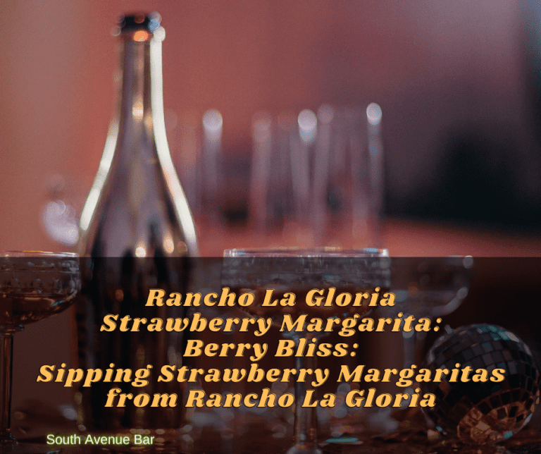 Rancho La Gloria Strawberry Margarita: Berry Bliss: Sipping Strawberry Margaritas from Rancho La Gloria