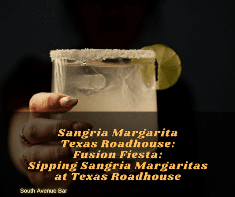 Sangria Margarita Texas Roadhouse: Fusion Fiesta: Sipping Sangria Margaritas at Texas Roadhouse