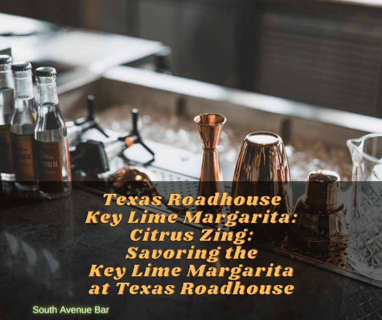 Texas Roadhouse Key Lime Margarita: Citrus Zing: Savoring the Key Lime Margarita at Texas Roadhouse