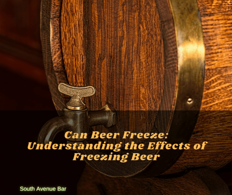 Can Beer Freeze: Understanding the Effects of Freezing Beer