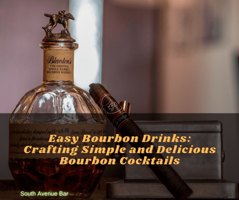 Easy Bourbon Drinks: Crafting Simple and Delicious Bourbon Cocktails