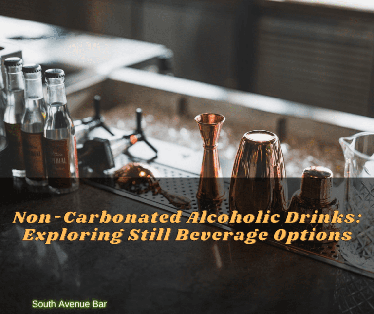 Non-Carbonated Alcoholic Drinks: Exploring Still Beverage Options